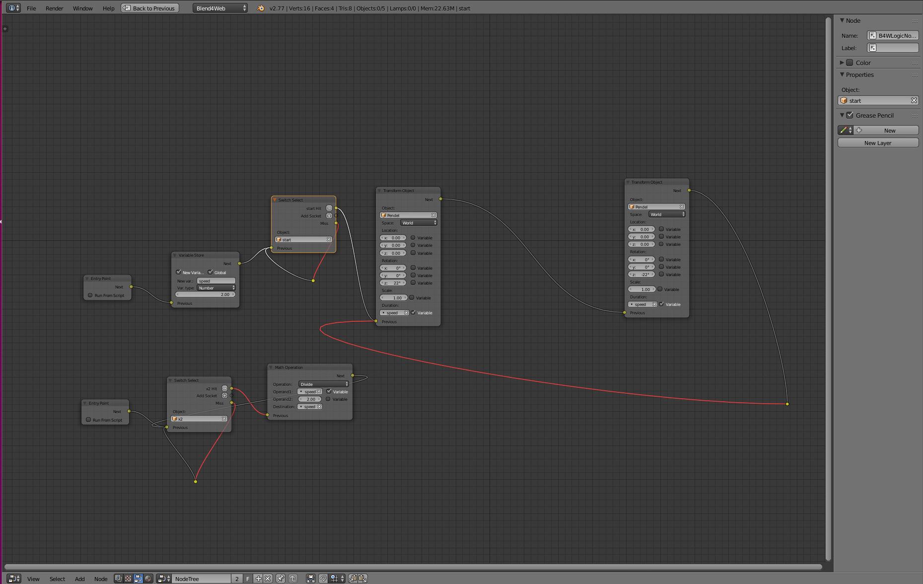 multithreaded app and logic editor Blend4